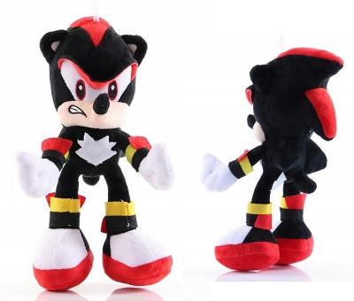 Plyšový Ježek Sonic - Shadow - Černy Plyšák 28 cm - IHNED