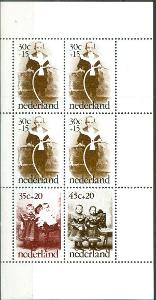 Nizozemí, 1985, BL13, Dětské známky, Děti a  počátky fotografie, čistý