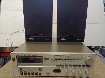RFT SC1800 kazetofon+rádio+zesilovač a bedny.
