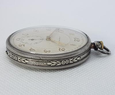 Stříbrné hodinky Langendorf 