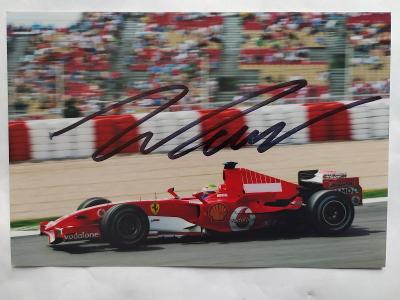 autogram podpis Massa Felipe