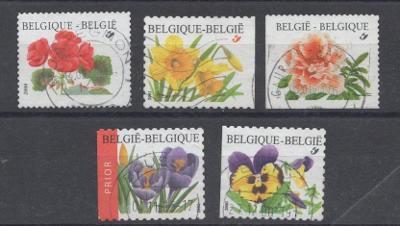známky Belgie květiny