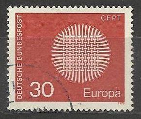 Německo razítkované, rok 1970, Mi. 621