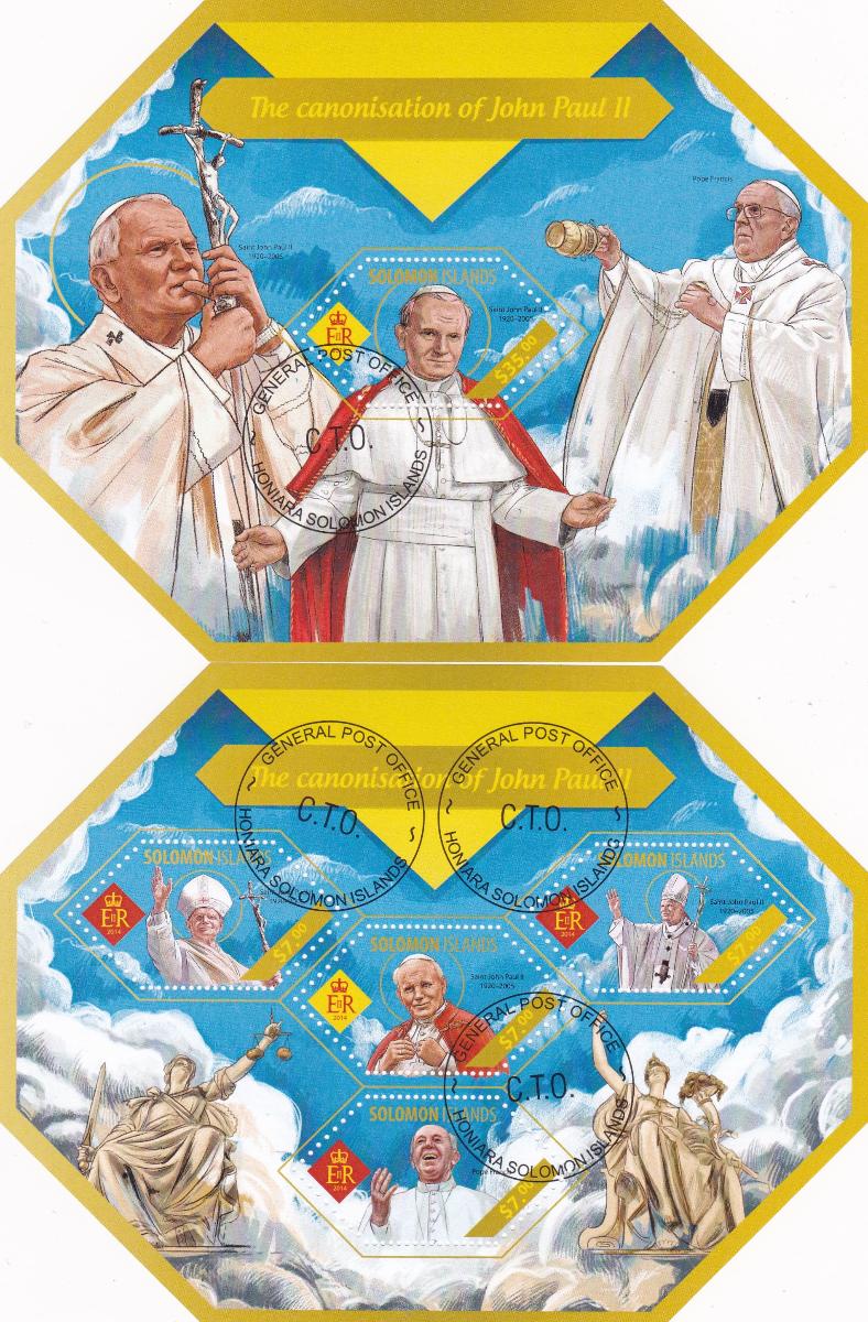 Papež Jan Pavel II. - Známky