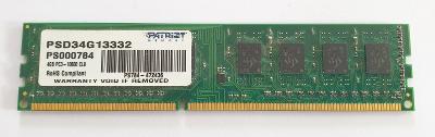 Paměť RAM do PC Patriot PSD34G13332 4GB 1333MHz DDR3