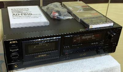AIWA AD-F810 Stereo Cassette Deck/Dolby NR B-C/HX PRO/3 HEADS (2)