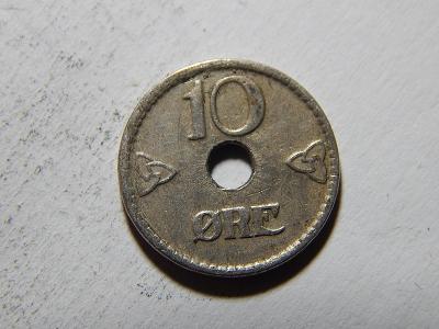 Norsko 10 Ore 1947 XF č37234
