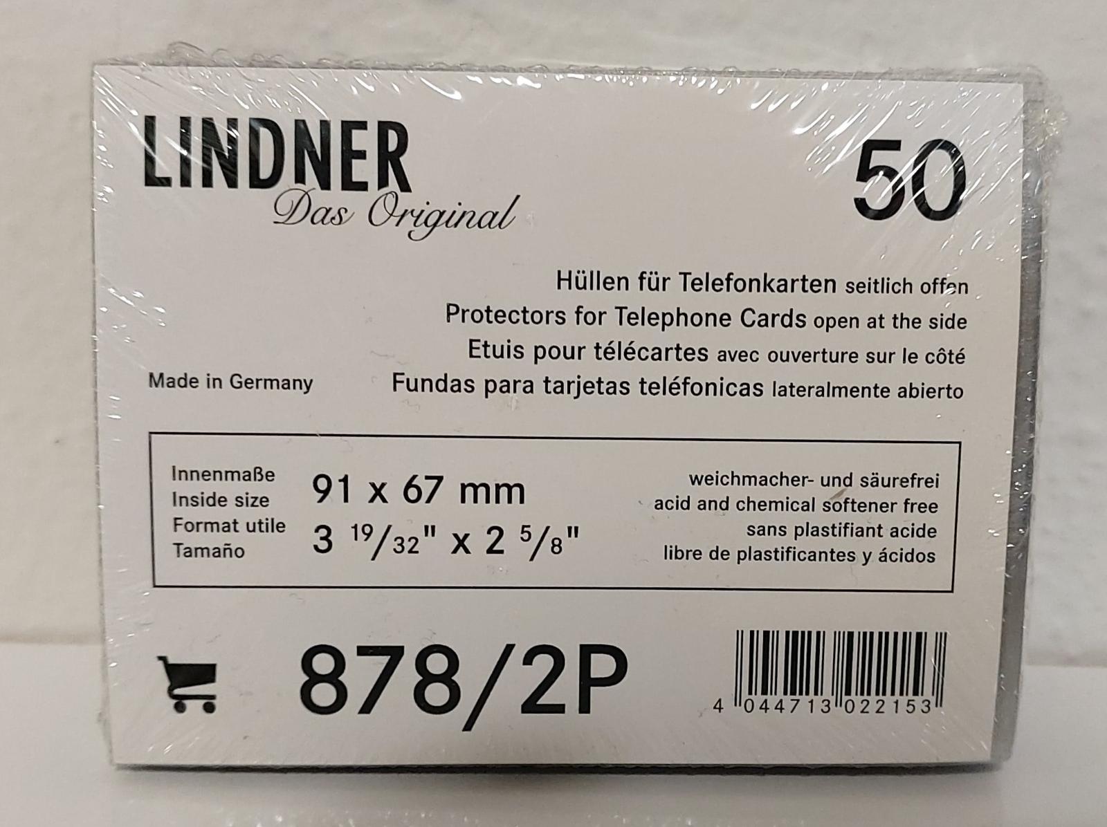 Ochranná fólia LINDNER na bankovky a iné - 91 x 67mm - nové. - Zberateľstvo