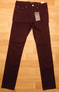 05-Pánské skinny fialové kalhoty Bershka/v.29-S/37cm/98cm