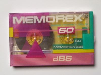 kazeta Memorex dBS 60 typ I, 1987-90