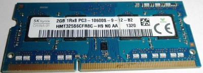 HYNIX 2GB 1Rx8 PC3-10600S-9-12-B2, 1333 MHz, DDR3