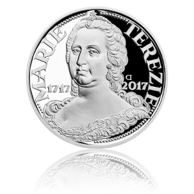 Stříbrná mince Marie Terezie proof, 200 kč, 2017