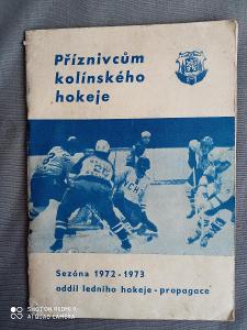 Knížečka Příznivcům Kolínského hokeje 1972/73