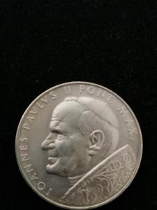 Pamětní medaile návštěvy Papeže Jana Pavla II - 1990
