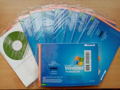 Originální zabalené CD-ROM Windows XP Proffesional
