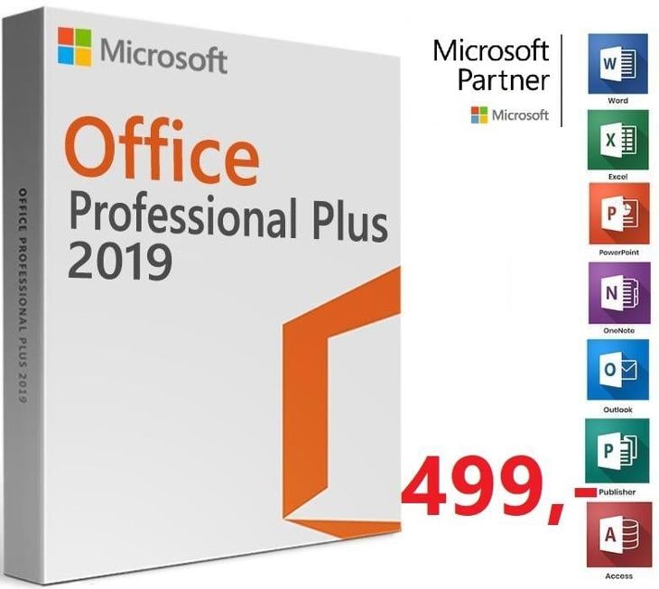MS Office 2019 + faktura, přiřadí se pod MS účet, Microsoft Partner