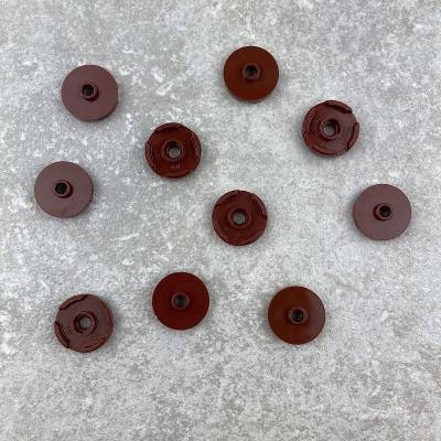 LEGO 18674 Tile, Round 2 x 2 with Open Stud - REDDISH BROWN (10 ks)