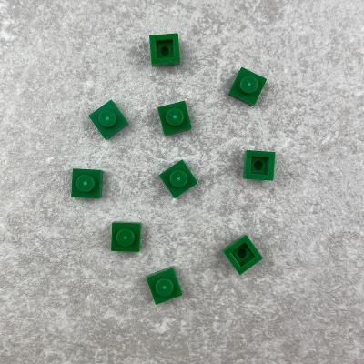 LEGO 3024 Plate 1 x 1 - GREEN (10 ks)
