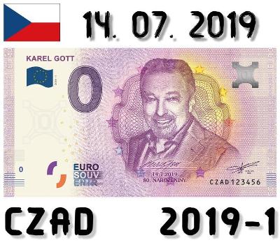 0 Euro Souvenir | KAREL GOTT | CZAD | 2019