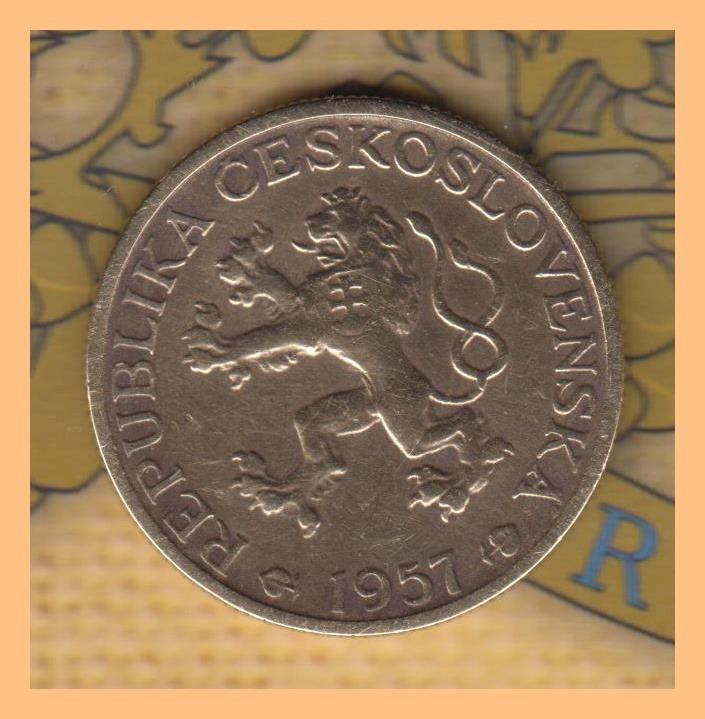Československá koruna 1957 vzácná hledaná po sběrateli ! 7 - Numismatika