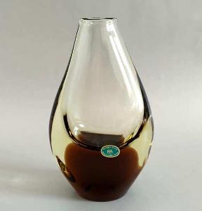 váza z hutního skla - ŽBS - Miloslav Klinger