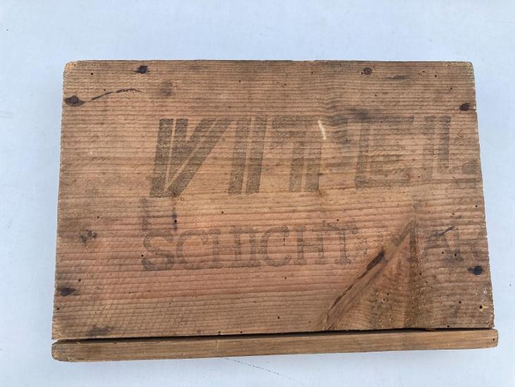 Starožitná dřevěná stavebnice - skládačka VITELLO - SCHICHT x MAR 1940 - Starožitnosti a umění