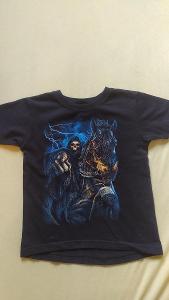 Dětské rock metalové tričko vel 4-6 let