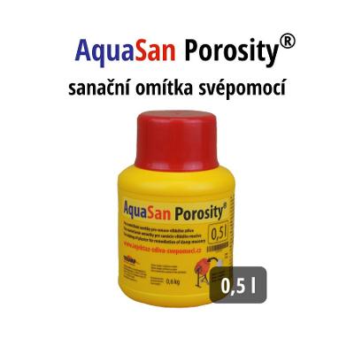 AquaSan Porosity® (0,5 l) sanační omítka svépomocí