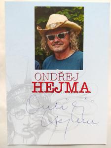 Autogram podpis Hejma Ondřej 