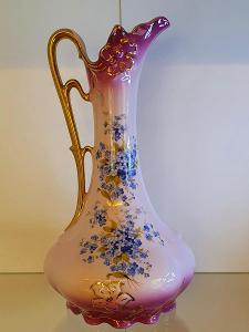 Růžový porcelán h&c,,,karafa krásná č.1