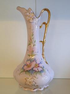 Růžový porcelán h&c,,,krásná karafa č.2