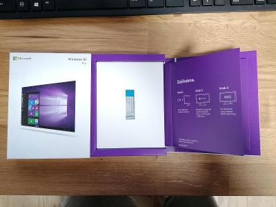 Windows 10 Pro - krabicová verze - licenční klíč + instalační USB