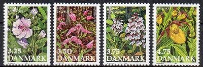 Dánsko-Flóra 1990**  Mi.981-984 / 6,50 €