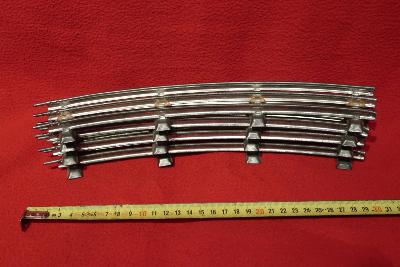Merkur 4x kolej zatáčka tříkolejnice stříbrná 31 cm