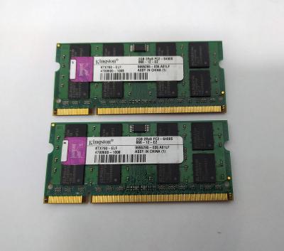 SODIMM DDR2 4GB /2x 2GB/ 800MHz Kingston