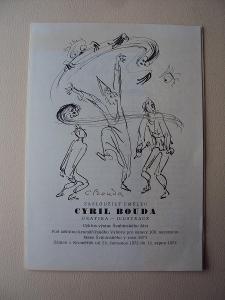 Autogram Cyril Bouda
