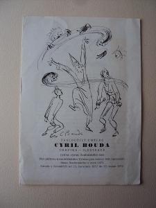 Autogram Cyril Bouda