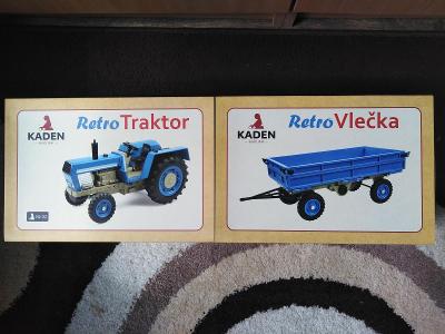 Retro traktor, retro vlečka Kaden, Kdn, zetor, limitka