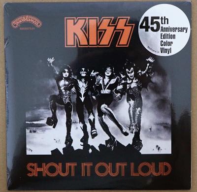 7" SP KISS SHOUT IT OUT LOUD 2021, USA orange vinyl, zapečetěno! LP