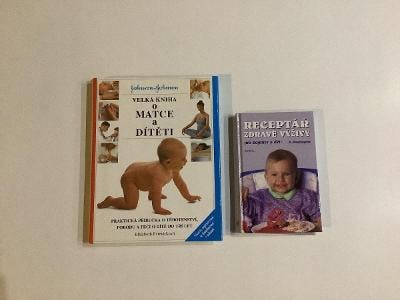Set knih Velká kniha o matce a dítěti + Kniha Receptů pro děti