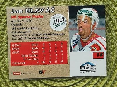 HC Sparta Praha * JAN HLAVÁČ * 1997 * APS * (112/22)