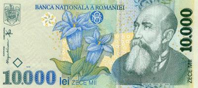 Rumunsko - bankovka v bezvadném stavu!
