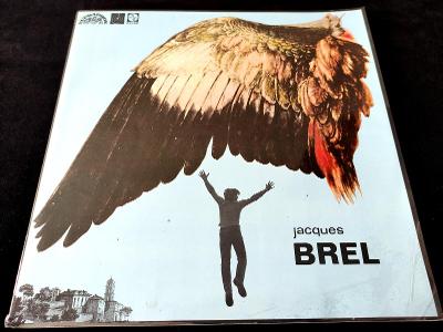 Jacques Brel (chanson, s přílohou, LP v top stavu)