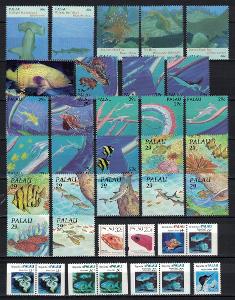 Palau - ryby - sestava 37 známek