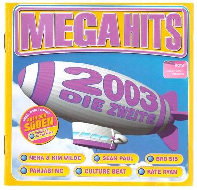 2CD MEGA HITS 2003. DIE TWEITE CD ALBUM 2003.