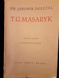T. G. Masaryk - Soupis tisků v cizích jazycích (1938)