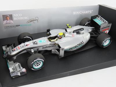Mercedes W01 GP F1 2010 F1 Rosberg Minichamps  1:18 1802