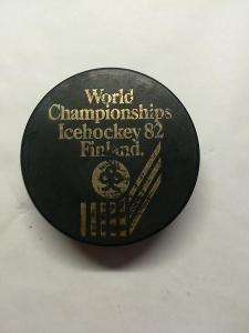 MS1982 originál - Oboustranný potisk- Hokejový puk