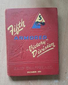 US Army pamětní kniha 5.th ARMORED  z roku1954