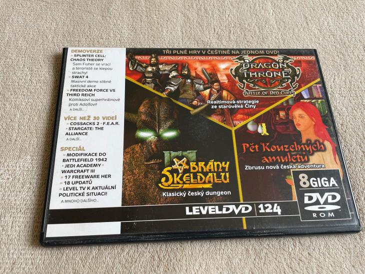 Level DVD 124 - herní disk k časopisu Level, Brány skeldalu, Dragon Th - Časopisy